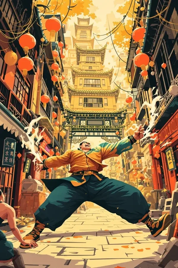 功夫喜剧电影海报