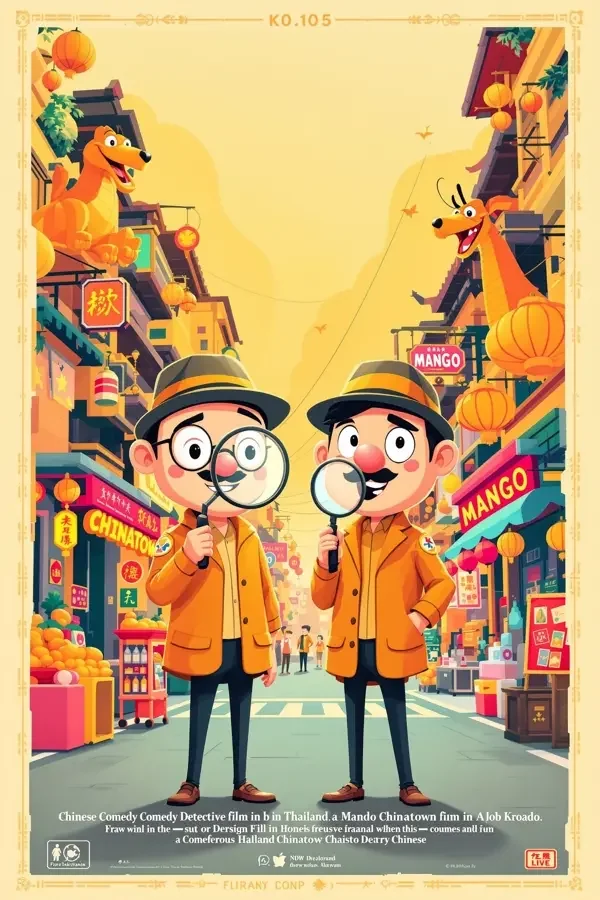 唐人街探案喜剧电影海报