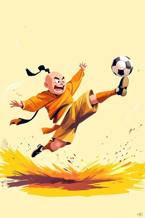 少林足球喜剧电影海报